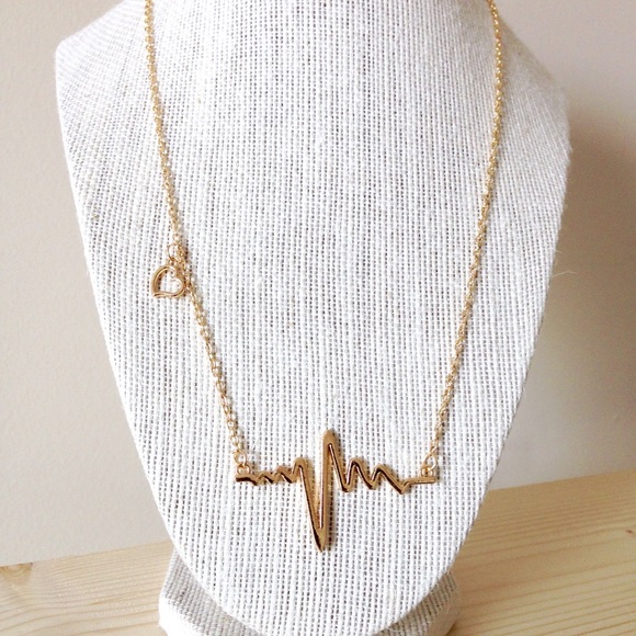 Heartbeat Pendant Necklace - Picture 2 of 2